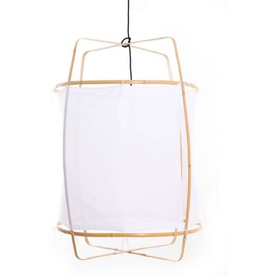 Ay Illuminate Hängeleuchte Z2 Blonden Rahmen mit weißer Baumwolle ø67x100cm Ay Illuminate Hängeleuchte Z2 Blonden Rahmen mit weißer Baumwolle ø67x100cm