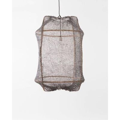 Ay Illuminate Hängeleuchte Z2 blond Sisal net grau ø67x100cm Ay Illuminate Hängeleuchte Z2 blond Sisal net grau ø67x100cm