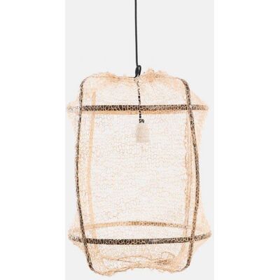 Ay Illuminate Hängeleuchte Z5 schwarz Sisal Netto-Tee-Tuch ø42x57cm Ay Illuminate Hängeleuchte Z5 schwarz Sisal Netto-Tee-Tuch ø42x57cm