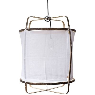 Ay Illuminate Hängeleuchte Z5 weiß Baumwolle ø42x57cm Ay Illuminate Hängeleuchte Z5 weiß Baumwolle ø42x57cm