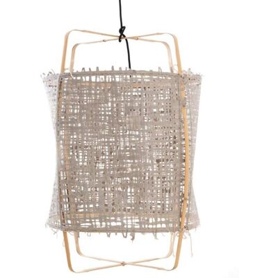 Ay Illuminate Hängeleuchte Z22 blond Bambus grau Karton ø48,5x72,5cm Ay Illuminate Hängeleuchte Z22 blond Bambus grau Karton ø48,5x72,5cm