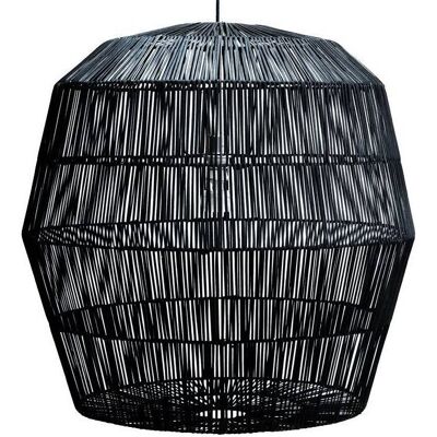 Ay Illuminate Hängelampe Nama 5 schwarzes Rattan ø78cm Ay Illuminate Hängelampe Nama 5 schwarzes Rattan ø78cm