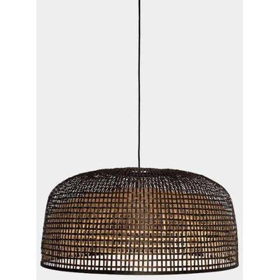 Ay Illuminate Hängelampe Doppio Grid dunkler Bambus ø80cm Ay Illuminate Hängelampe Doppio Grid dunkler Bambus ø80cm