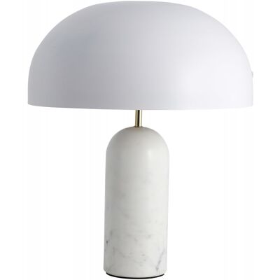 Nordal Atlas Weiße Marmor Tischlampe - 49cm Nordal Atlas Weiße Marmor Tischlampe - 49cm