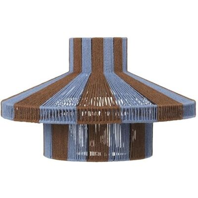 Broste Copenhagen Diana Lampenschirm - Jute Blau - Lampenschirm Broste Copenhagen Diana Lampenschirm - Jute Blau - Lampenschirm