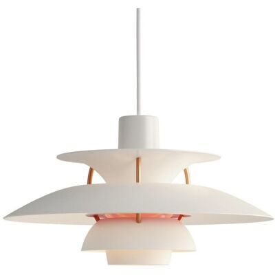 Louis Poulsen PH 5 Mini Pendelleuchte - Modern Weiß Louis Poulsen PH 5 Mini Pendelleuchte - Modern Weiß