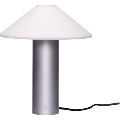 Hübsch Orbit Tischlampe Silber - Elegantes Metall-Opal Design Hübsch Orbit Tischlampe Silber - Elegantes Metall-Opal Design
