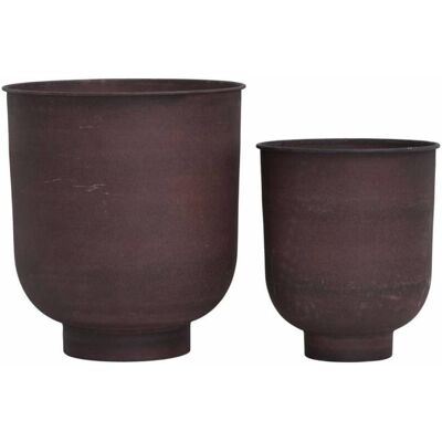 House Doctor Vig Blumentopf-Set verbrannt Henna House Doctor Vig Blumentopf-Set verbrannt Henna
