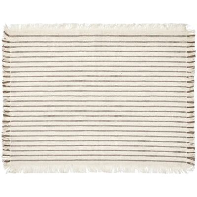 Broste Copenhagen Elouise Tischsets gebrochenes Weiß/Grau, 8er-Set – 71210323 Broste Copenhagen Elouise Tischsets gebrochenes Weiß/Grau, 8er-Set – 71210323