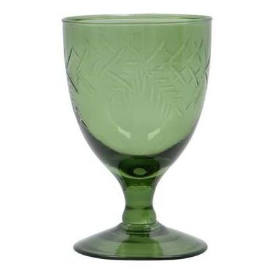 House Doctor Vintage Grünes Weinglas - Kurzstiel - Elegant House Doctor Vintage Grünes Weinglas - Kurzstiel - Elegant