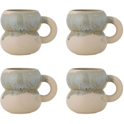 Bloomingville Luna Tassen blau 4er Set - 82062967 Bloomingville Luna Tassen blau 4er Set - 82062967