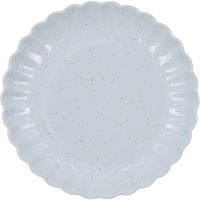 House Doctor Scallop Lunchteller, hellblau, 6er-Set - 267710017 House Doctor Scallop Lunchteller, hellblau, 6er-Set - 267710017