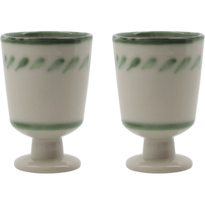 House Doctor Diva Tassen Off-White/Grün 4er Set - 900000469 House Doctor Diva Tassen Off-White/Grün 4er Set - 900000469