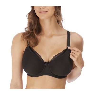 Freya BH Pure Underwire Moulded Nursing Bra Schwarz Nylon H 70 Damen Freya BH Pure Underwire Moulded Nursing Bra Schwarz Nylon H 70 Damen