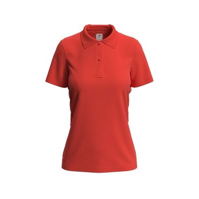Stedman ST3100 Baumwoll Polo-Shirt - Leuchtendes Orange - Poloshirt Stedman ST3100 Baumwoll Polo-Shirt - Leuchtendes Orange - Poloshirt