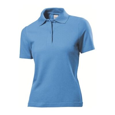 Stedman Damen Polo - Hellblau - Baumwolle - S Stedman Damen Polo - Hellblau - Baumwolle - S