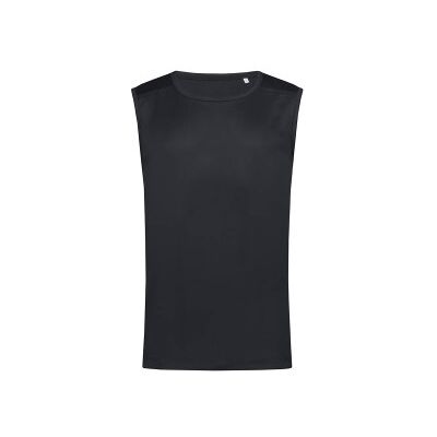 Stedman STE8440 Schwarzer Opal Ärmelloses T-Shirt - Herren Stedman STE8440 Schwarzer Opal Ärmelloses T-Shirt - Herren