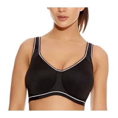 Freya BH Sonic Underwired Moulded Sports Bra Schwarz B 85 Damen Freya BH Sonic Underwired Moulded Sports Bra Schwarz B 85 Damen