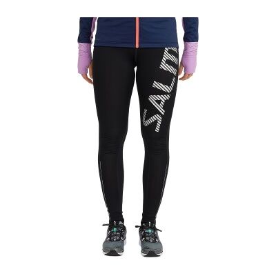 Salming Logo Tights 2.0 Women Schwarz Polyester Small Damen Salming Logo Tights 2.0 Women Schwarz Polyester Small Damen