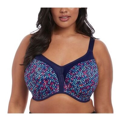 Elomi Energise Navy Geo Support Sport-BH - Sportart Elomi Energise Navy Geo Support Sport-BH - Sportart