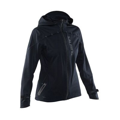 Salming Abisko Rain Jacket Women Schwarz Polyester Small Damen Salming Abisko Rain Jacket Women Schwarz Polyester Small Damen