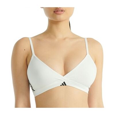 adidas BH Sport Active 3 Stripes Triangle Bralette Weiß Baumwolle XX-Large Damen adidas BH Sport Active 3 Stripes Triangle Bralette Weiß Baumwolle XX-Large Damen