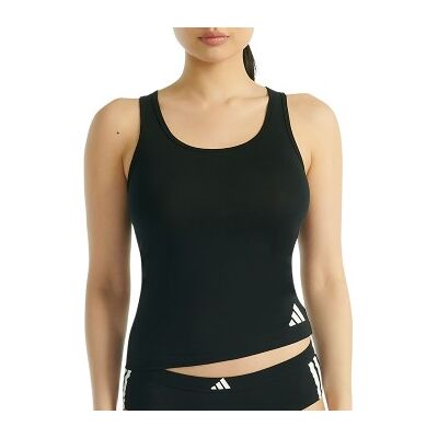 Adidas Sport Active Essentials 3 Stripes Tank Top Schwarz Baumwolle XX-Large Damen Adidas Sport Active Essentials 3 Stripes Tank Top Schwarz Baumwolle XX-Large Damen