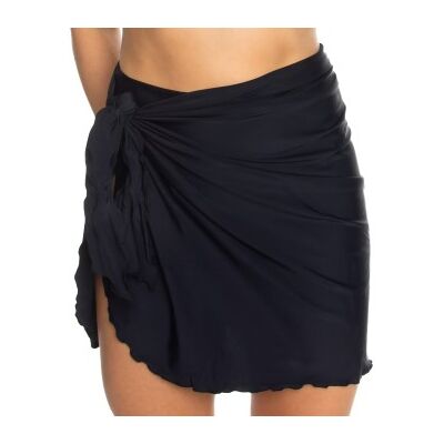 Damella Greta Basic Sarong Schwarz One Size Damen Damella Greta Basic Sarong Schwarz One Size Damen