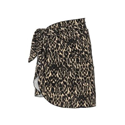 Damella Greta Basic Sarong Leopard One Size Damen Damella Greta Basic Sarong Leopard One Size Damen