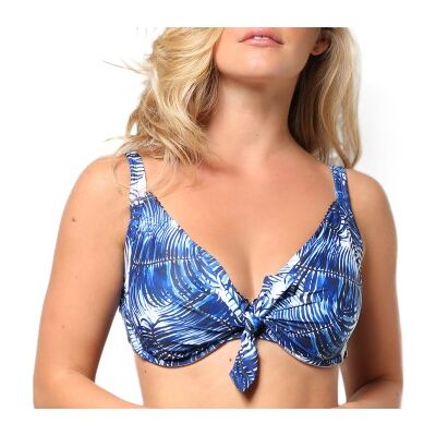 Panos Emporio Intense Electra E-G Bikini Top Marine gemustert Polyester E 40 Damen Panos Emporio Intense Electra E-G Bikini Top Marine gemustert Polyester E 40 Damen