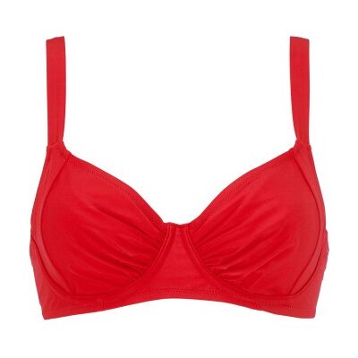 Damella Sophia Basic Underwired Bikini Bra Rot Polyester C 40 Damen Damella Sophia Basic Underwired Bikini Bra Rot Polyester C 40 Damen