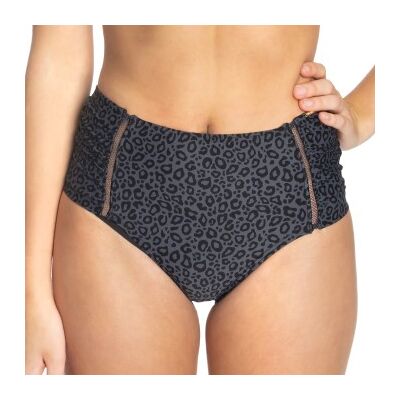 Panos Emporio Panthera Olympia High Waist Brief Schwarz/Grau Polyamid 36 Damen Panos Emporio Panthera Olympia High Waist Brief Schwarz/Grau Polyamid 36 Damen