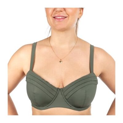 Femilet Bali Underwired Bikini Bra Olive F 85 Damen Femilet Bali Underwired Bikini Bra Olive F 85 Damen