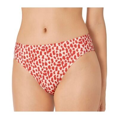 Sloggi Koh Tachai High Leg Bikini Brief Rot/Weiß Medium Damen Sloggi Koh Tachai High Leg Bikini Brief Rot/Weiß Medium Damen