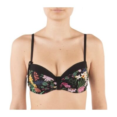Chantelle Flowers Memory Foam Padded Bikini Bra Schwarz geblümt D 75 Damen Chantelle Flowers Memory Foam Padded Bikini Bra Schwarz geblümt D 75 Damen
