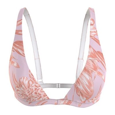 Tommy Hilfiger Triangle Fixed RP Bikini Top Rosa Large Damen Tommy Hilfiger Triangle Fixed RP Bikini Top Rosa Large Damen