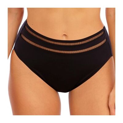 Fantasie East Hampton High Waist Bikini Brief Schwarz Small Damen Fantasie East Hampton High Waist Bikini Brief Schwarz Small Damen
