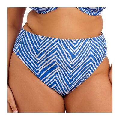 Elomi Fiji Falls Mid Rise Bikini Brief Weiß/Blau 42 Damen Elomi Fiji Falls Mid Rise Bikini Brief Weiß/Blau 42 Damen