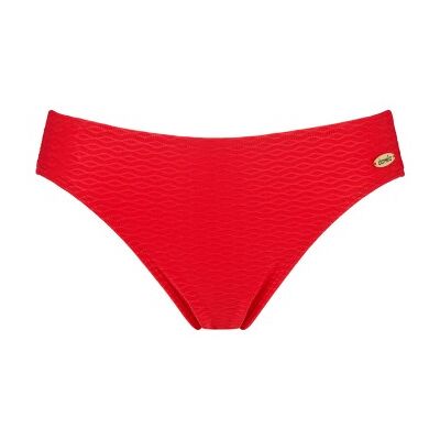 Damella Brigitte Textured Bikini Brief Rot Nylon 46 Damen Damella Brigitte Textured Bikini Brief Rot Nylon 46 Damen
