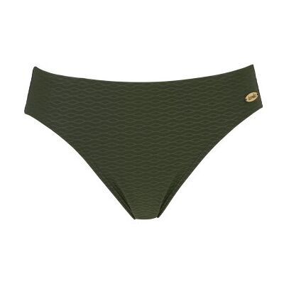 Damella Brigitte Textured Bikini Brief Dunkelgrün Nylon 46 Damen Damella Brigitte Textured Bikini Brief Dunkelgrün Nylon 46 Damen