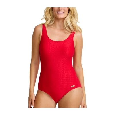 Damella Alice Textured Swimsuit Rot Nylon 46 Damen Damella Alice Textured Swimsuit Rot Nylon 46 Damen