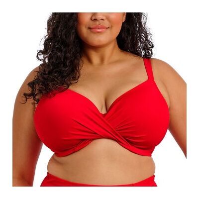Elomi Plain Sailing Plunge Bikini Top Rot Polyamid J 80 Damen Elomi Plain Sailing Plunge Bikini Top Rot Polyamid J 80 Damen