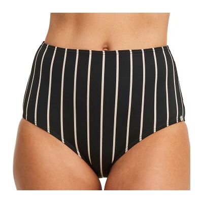 Swegmark Portofino High Waist Bikini Briefs Schwarz gestreift 46 Damen Swegmark Portofino High Waist Bikini Briefs Schwarz gestreift 46 Damen