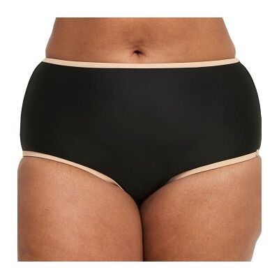 Swegmark Portofino High Waist Bikini Briefs Schwarz Beige 46 Damen Swegmark Portofino High Waist Bikini Briefs Schwarz Beige 46 Damen