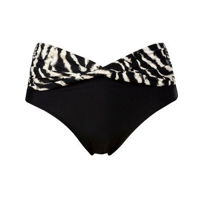 Trofé Trofe Artbrush Bikini Midi Brief Schwarz/Weiß 46 Damen Trofé Trofe Artbrush Bikini Midi Brief Schwarz/Weiß 46 Damen