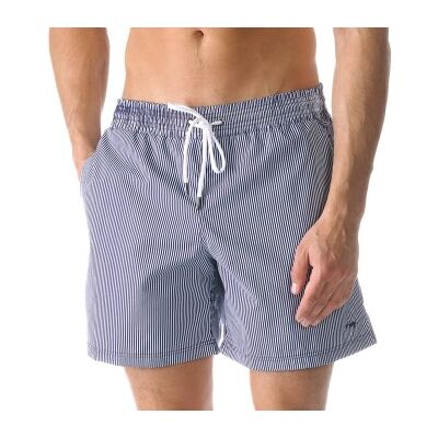 Mey Badehosen Beachport Swim Shorts Weiß/Blau Polyester Large Herren Mey Badehosen Beachport Swim Shorts Weiß/Blau Polyester Large Herren