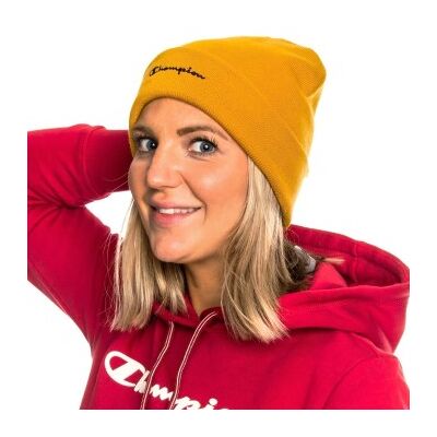 Champion Beanie Cap Unisex Senfgelb Acryl One Size Champion Beanie Cap Unisex Senfgelb Acryl One Size