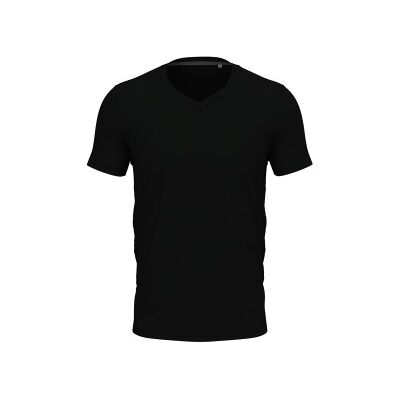 Stedman Schwarzer Opal Clive V-Ausschnitt T-Shirt - T-Shirt Stedman Schwarzer Opal Clive V-Ausschnitt T-Shirt - T-Shirt