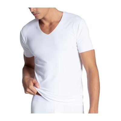 Calida Clean Line T-shirt Weiß Mikromodal X-Large Herren Calida Clean Line T-shirt Weiß Mikromodal X-Large Herren