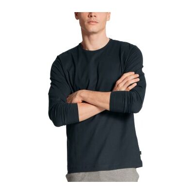 Calida Remix Basic Shirt Long Sleeve Dunkelblau Baumwolle Small Herren Calida Remix Basic Shirt Long Sleeve Dunkelblau Baumwolle Small Herren